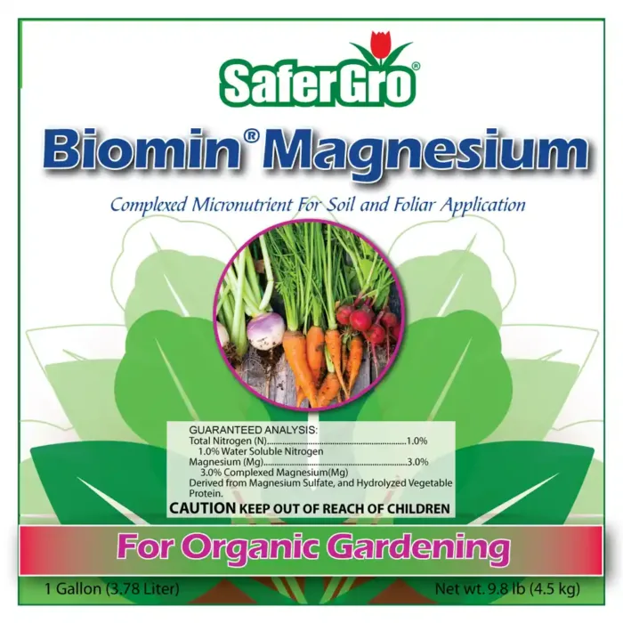 Biomin Magnesium organic Mg label guaranteed analysis