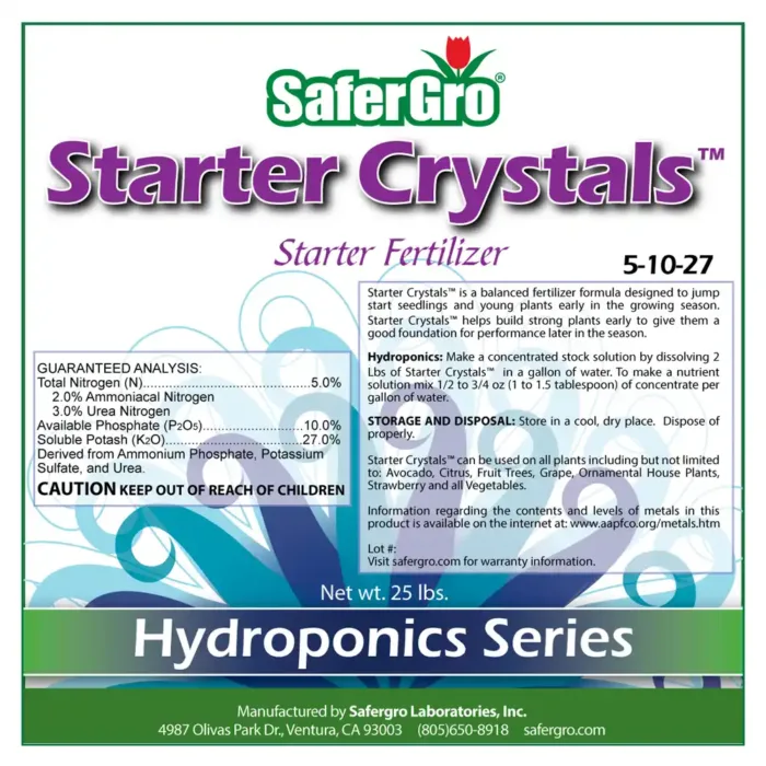 Starter Crystals 5-10-27 | Starter Fertilizer - Image 3