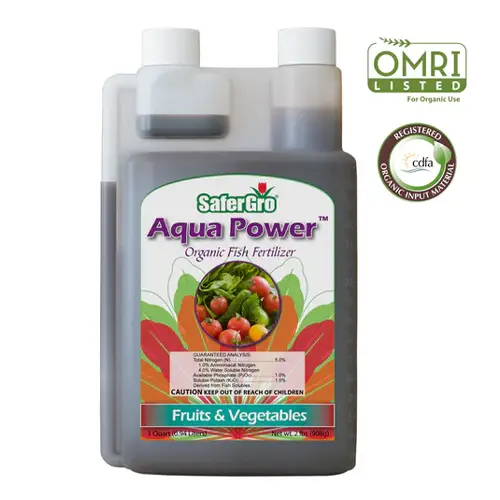 Aqua Power fish fertilizer for healthy fruits and vegetables