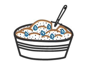 Charging TerraTonic Biochar with water and nutrients