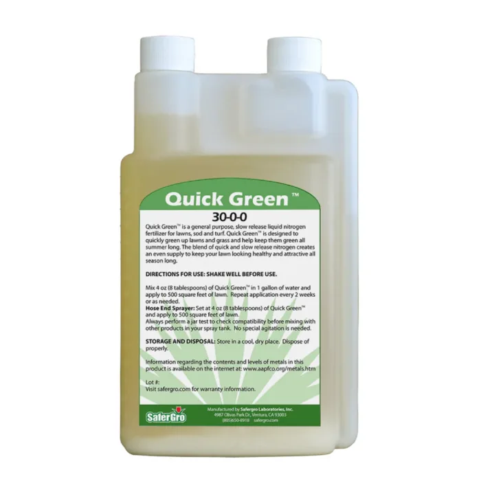 Quick Green 30-0-0 | Fast Greening Lawn Fertilizer