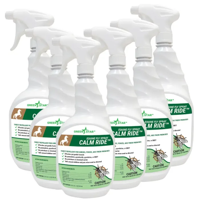 Calm Ride fly repellent RTU set of six