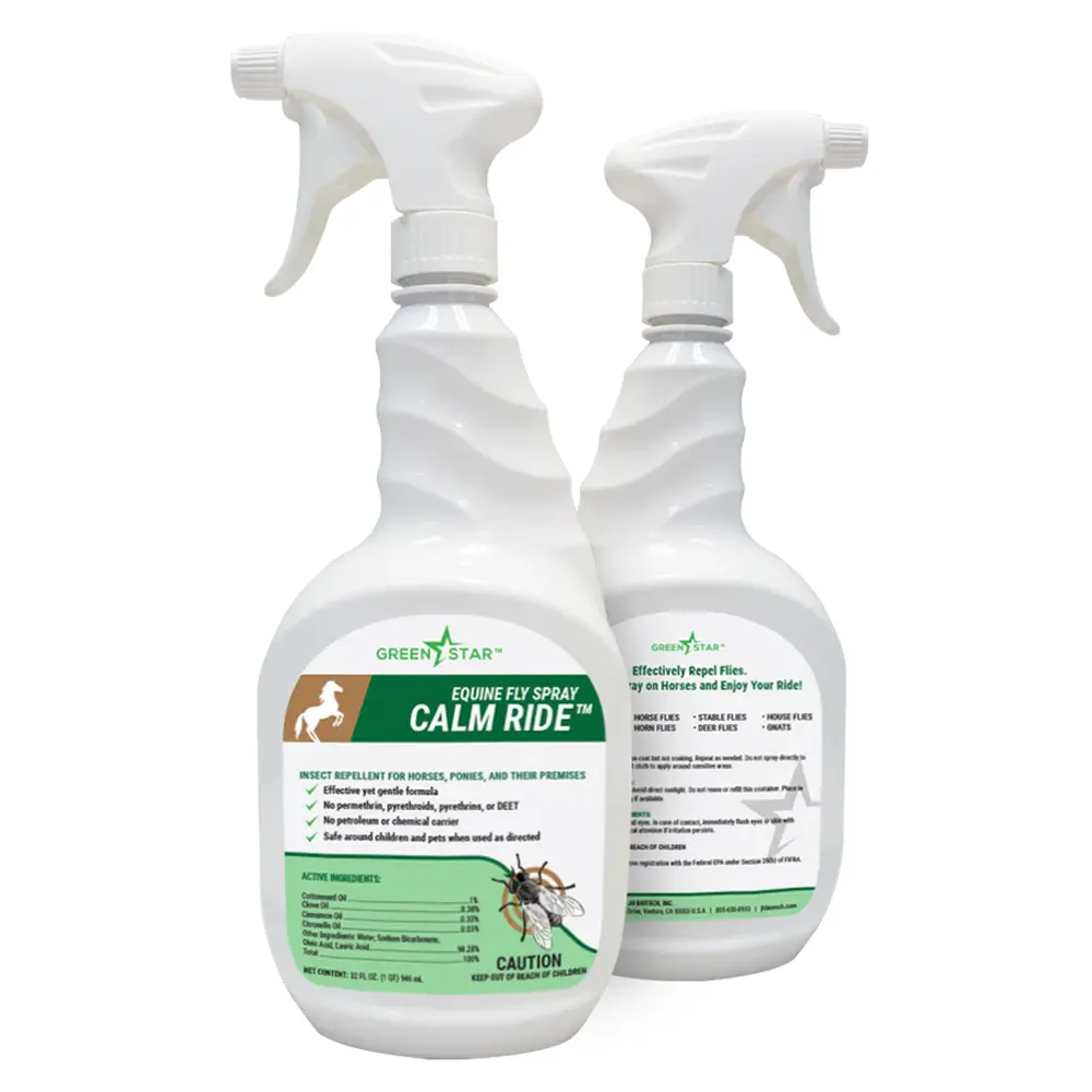 Calm Ride natural fly repellent for horses