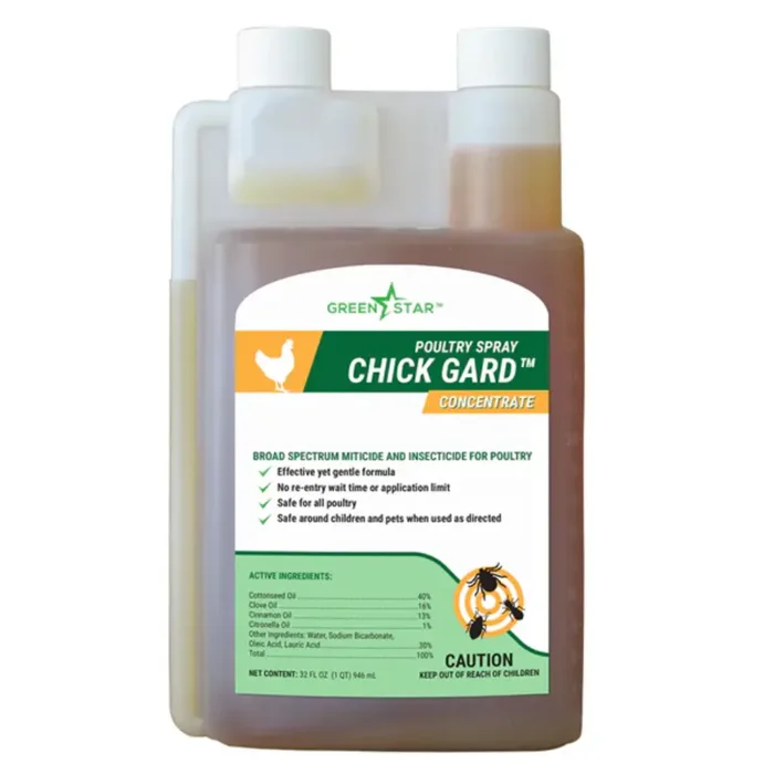 Chick Gard natural insecticide & miticide for poultry birds