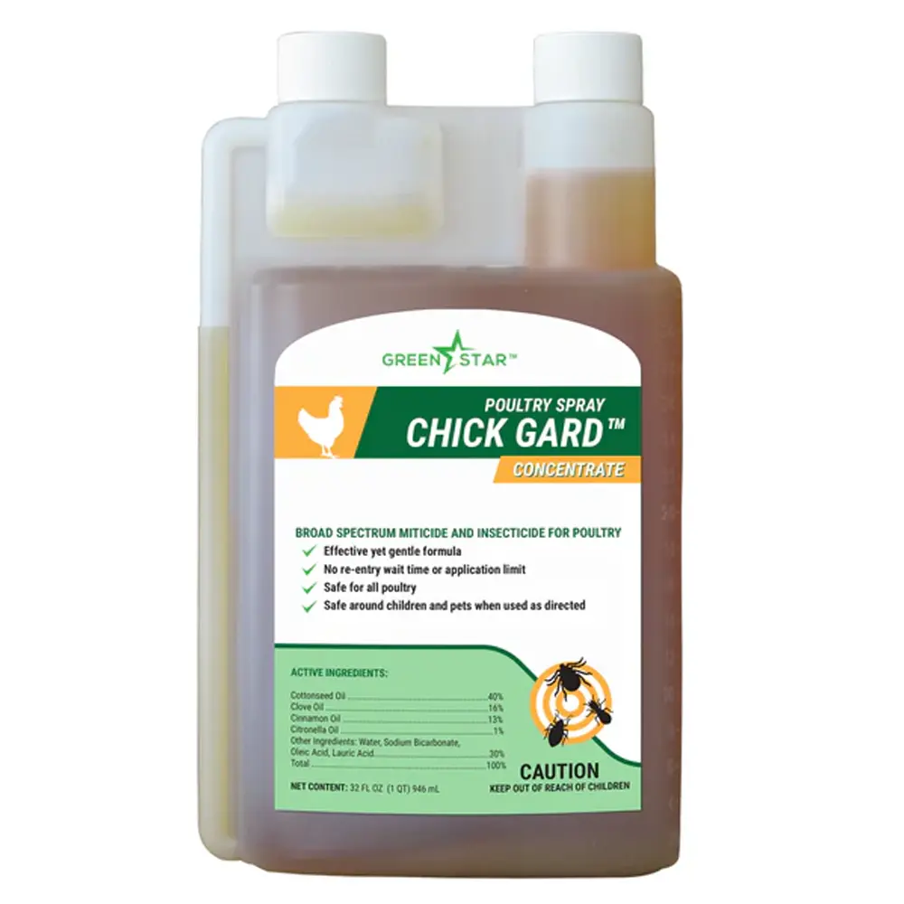 Chick Gard natural insecticide & miticide for poultry birds