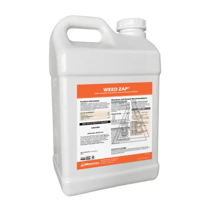 Weed Zap organic herbicide 2.5 gallon bottle